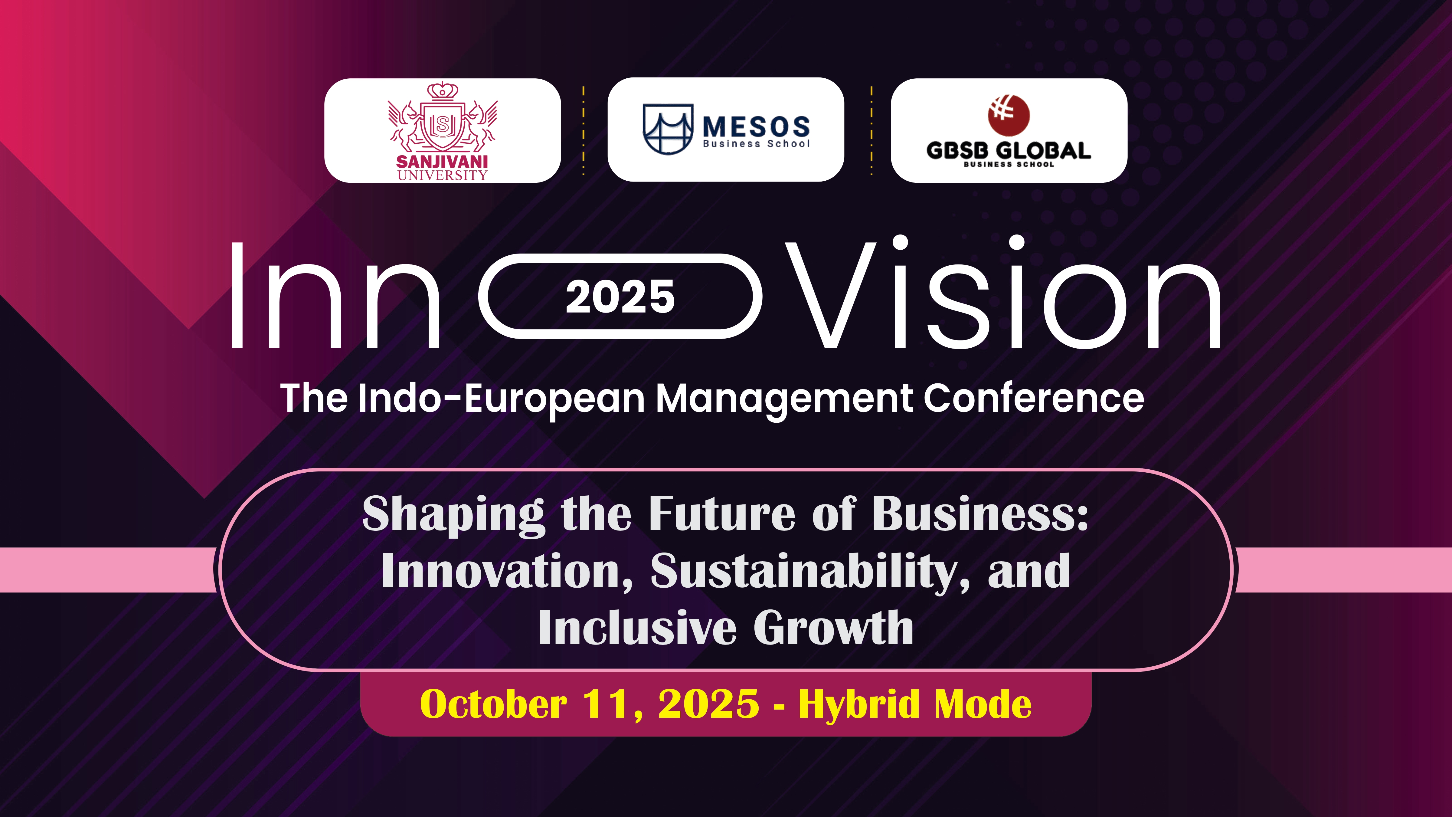 INNOVISION 2025 – The Indo-European Management Conference